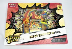 Pokemon TCG Ascended Heroes Mega Emboar Feraligatr Meganium EX Box Sealed Set - Image 4