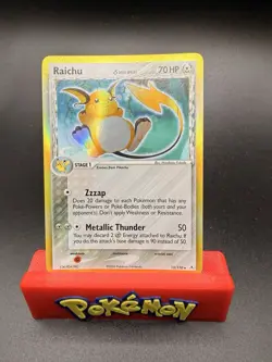 Pokemon Raichu Holon Phantoms Delta Species 15/110 Holo NM - Image 1