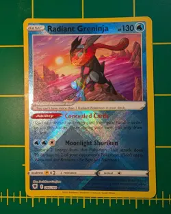 Radiant Greninja Holo 46/189 Pokemon SWSH: Astral Radiance - Image 2