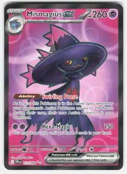 MISMAGIUS EX 112/094 ULTRA RARE PHANTASMAL FLAMES POKEMON HOLO NM/M - Image 1
