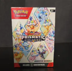 Pokemon TCG Prismatic Evolutions Booster Bundle Box (6 Packs) English Eevee - Image 1