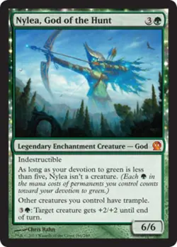 Nylea, God of the Hunt -Foil Medium Play MTG Theros - Image 1