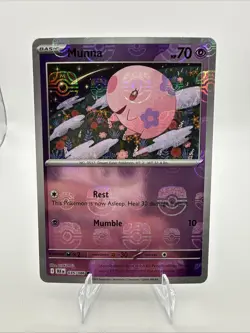 Pokemon TCG Munna 035/086 Master Ball Reverse Holo Black Bolt - Image 1