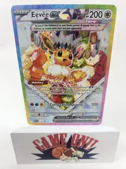 Pokemon 2025 S&V Black Star Promo Prismatic SPC Eevee ex 174 BUF - Image 1