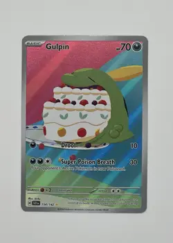 The Pokemon Company Pokemon TCG Gulpin 154/142 Stellar Crown IR Holo EN 70HP - Image 2