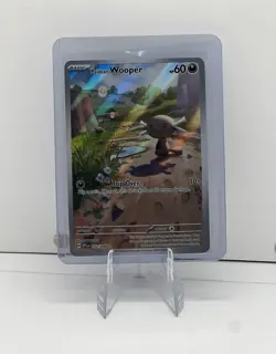 The Pokemon Company Pokemon TCG Paldean Wooper 102/094 ME02 IR Full Art Holo EN - Image 1