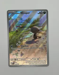 The Pokemon Company Pokemon TCG Paldean Wooper 102/094 ME02 IR Full Art Holo EN - Image 2