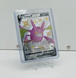 Pokemon TCG Crobat V SWSH098 SWSH Sword & Shield Promo Holo ENG 180 HP - Image 1