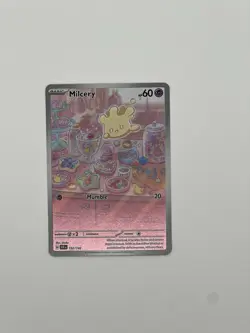 Pokemon TCG Milcery 152/142 - Sv07: Stellar Crown Illustration Rare Holo FA - Image 2