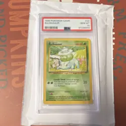 Pokemon Bulbasaur 044/102 Base Set 1999 PSA 10 Gem Mint Regular English - Image 3