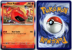 HEAT ROTOM 013/091 RARE PALDEAN FATES POKEMON HOLO NM - Image 3