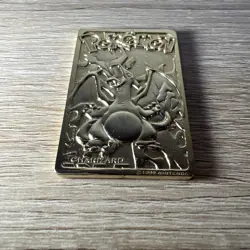 POKEMON Charizard 23K Gold Plated Card Burger King Limited Edition 1999 - Image 2