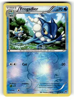 Frogadier 47/162 Uncommon BREAKthrough Reverse Holo Pokemon Lightly Played - Image 1