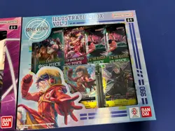 One Piece Card Game Illustration Box Vol 3 and 4 Sealed OP08, OP11, OP12 Packs - Image 3