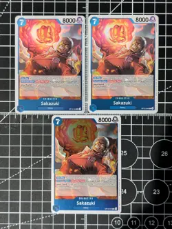 3x Sakasuki | OP12-044 NM | Rare | One Piece TCG Playset - Image 1