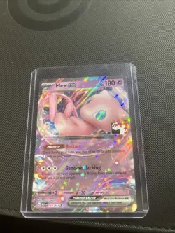 Pokemon Mew EX TCG Scarlet & Violet Holo Double Rare Card 151/165 NM/M Condition - Image 1