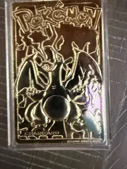 Charizard #06 23k Gold Plated Card Burger King Promo Pokemon Nintendo 1999 - Image 3