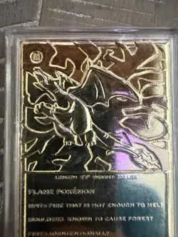 Charizard #06 23k Gold Plated Card Burger King Promo Pokemon Nintendo 1999 - Image 5