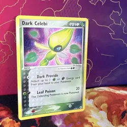 Dark Celebi 4/101 Hidden Legends Holo Rare Vintage Pokemon Card - Image 3