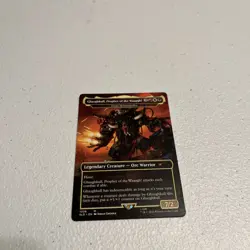 Ghazghkull Prophet of the Waaagh Zurgo Helmsmasher Secret Lair Promo NM (517287) - Image 1