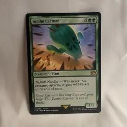Wizards of the Coast Jumbo Cactuar Final Fantasy Regular Rare #0191 EN 2025 - Image 1
