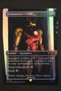 MTG - SLD - Commander's Plate - Rainbow Foil - #1733 - NM/M - Image 1