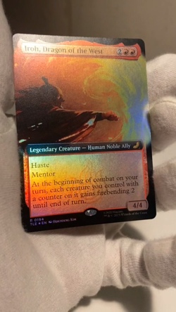 Mtg Avatar The Last Airbender Iroh Dragon of the West R 0194 Extended Art Foil - Image 2