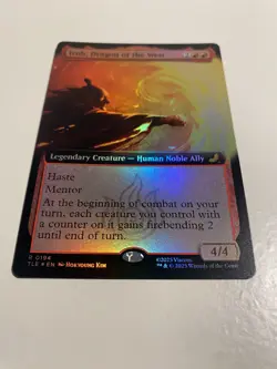 Mtg Avatar The Last Airbender Iroh Dragon of the West R 0194 Extended Art Foil - Image 3