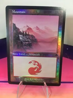 MOUNTAIN ** RETRO FOIL ** #408 - Dominaria Remastered - NM MTG - Image 2