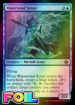 x1 Waterwind Scout LCI MTG 84 FOIL COMMON M/NM 1x - Image 1