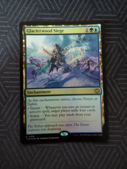 mtg glacierwood siege foil tarkir: dragonstorm - Image 1