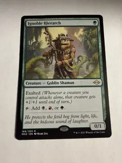 Magic: The Gathering Creature Ignoble Hierarch Ignoble Hierarch Rare Regular - Image 1