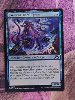 Caelorna, Coral Tyrant 40 Uncommon Aetherdrift Magic: The Gathering Foil NM - Image 1