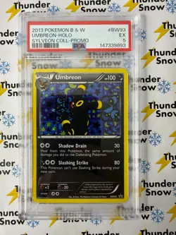 Umbreon Holo #BW93 Sylveon Collection Promo 2013 Pokemon B & W PSA 5 - Image 1