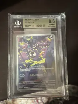 Gastly IR 177/162 Illustration Rare Pokemon BGS 9.5 Gem Mint (10 subgrade) - Image 1