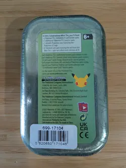 POKEMON 2021 25th Anniversary CELEBRATIONS Mini Tin ROWLET/LITTEN/POPPLIO Sealed - Image 2