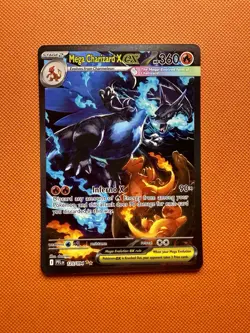 Mega Charizard X ex 125/094 SAR Mega Evolution Secret Rare Pokemon NM - Image 1