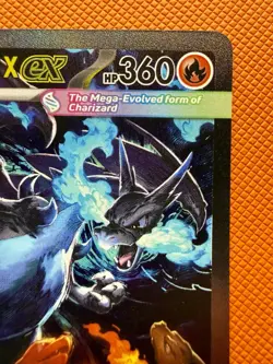 Mega Charizard X ex 125/094 SAR Mega Evolution Secret Rare Pokemon NM - Image 4