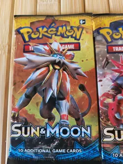 Pokemon Pokemon Sun & Moon 5 Packs Of 10 Sealed Authentic Trading Cards. - Image 4