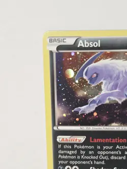 Absol XY178 Cosmos Holo Rare - Alola Collector's Pin Blister XY Promo Pokemon NM - Image 3