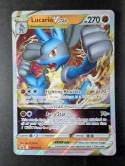 ⚔ Lucario VSTAR SWSH214 Black Star Promo Pokemon TCG “Feel the aura” NM+ - Image 1