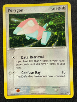 Pokemon Card Porygon 47/112 EX FireRed & Leaf Green Set Reverse Holo Vintage HP - Image 1