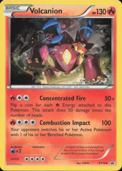 Volcanion XY164 Cosmo Holo Promo XY Promo Pokemon Near Mint - Image 1