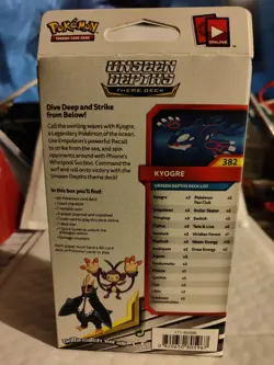 Pokemon Cosmic Eclipse Theme Deck Unseen Depths (Kyogre) | Sun & Moon TCG Cards 820650805967 - Image 3