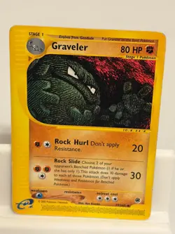 Graveler 79 HEAVILY PLAYED Expedition Base Set 165 Pokemon - Image 2