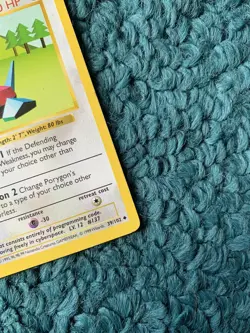 Shadowless PORYGON 39/102 Base Set - WOTC Vintage Pokemon Card 1999 - MP - Image 4