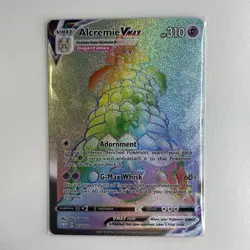 Alcremie VMAX Rainbow Rare 073/072 Secret Rare Shining Fates Pokemon TCG ⭐ NM - Image 1