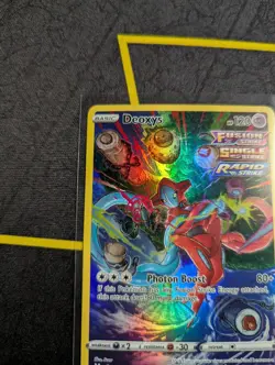Pokemon Deoxys Ultra Rare Full Art Holo Crown Zenith GG12/GG70 Galarian Gallery - Image 4