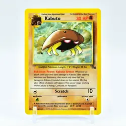 Kabuto - 50/62 Fossil Unlimited Common Pokemon - NM - Image 1