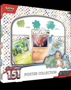 Pokemon TCG Scarlet & Violet 151 Poster Collection SEALED Pokemon 820650853166 - Image 1